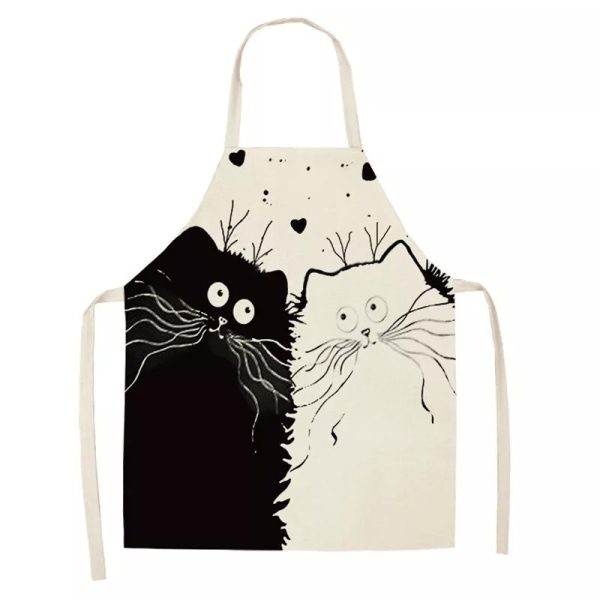 Black and White Cats Apron