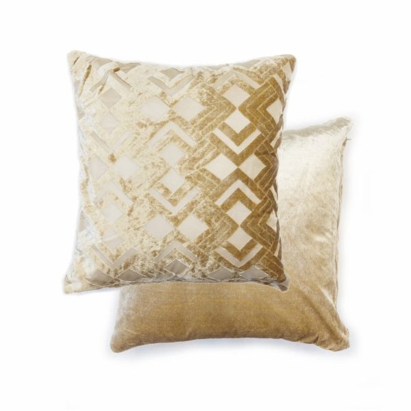 Dorchester Crushed Velvet Beige Cushion Covers