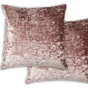 Dorchester Crushed Velvet Dusky Pink Cushion Covers