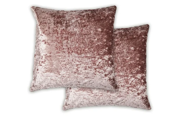 Dorchester Crushed Velvet Dusky Pink Cushion Covers