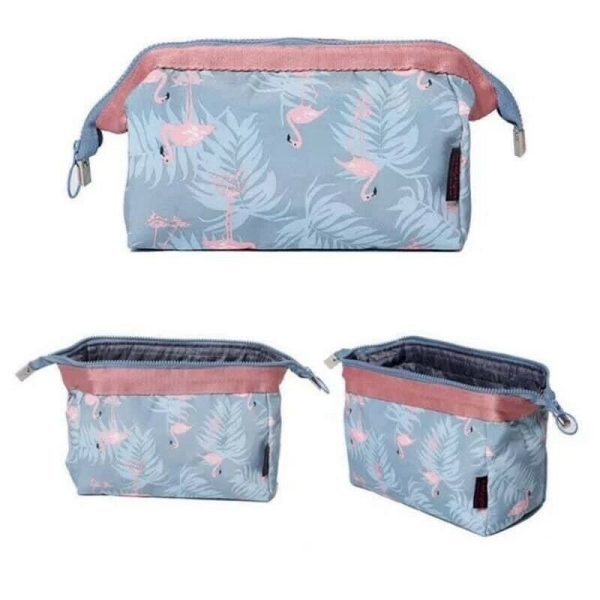 Flamingo Cosmetic Make Up/ Wash Travel Bag