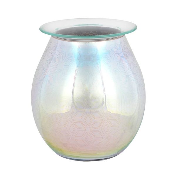 Colourful Flower Light Up Electric Wax Melter/ Oil Burner