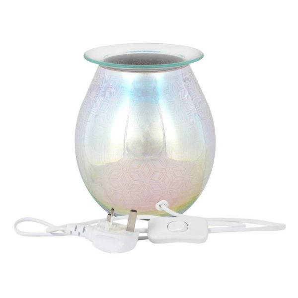 Colourful Flower Light Up Electric Wax Melter/ Oil Burner