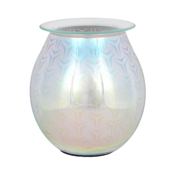 Colourful Geometric Light Up Electric Wax Oil Burner/ Wax Warmer