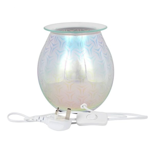 Colourful Geometric Light Up Electric Wax Oil Burner/ Wax Warmer