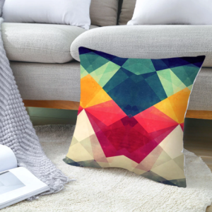 Multicoloured Geometric Cushion Covers