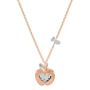 Radley Necklace - Rose Gold Apple Pendant Chain