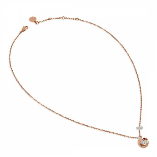 Radley Necklace - Rose Gold Apple Pendant Chain