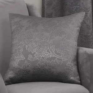 Regency Damask Silver Grey Cushion Covers