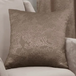 Regency Damask Taupe Cushion Covers