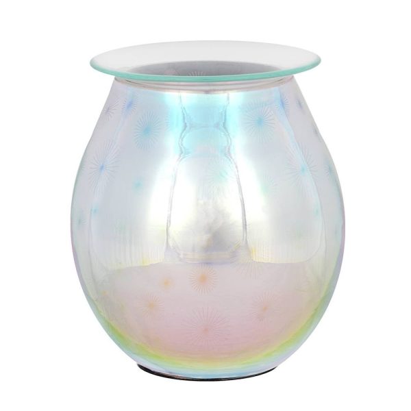 Starburst Colourful Light Up Electric Oil Burner/ Wax Warmer