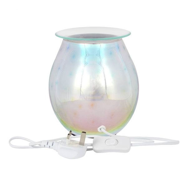 Starburst Colourful Light Up Electric Oil Burner/ Wax Warmer