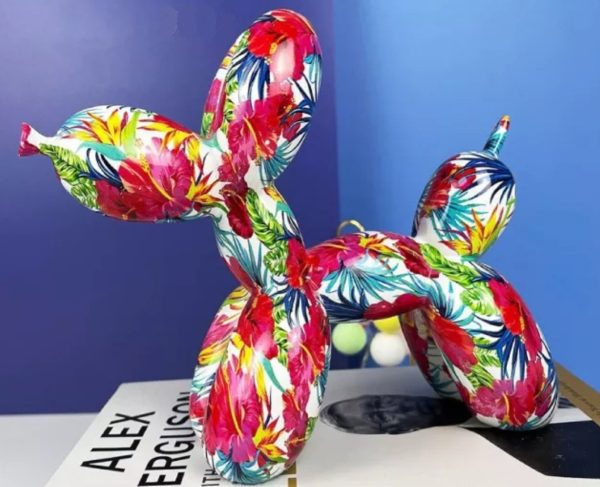 Tropical Rainforest Balloon Dog Sculpture