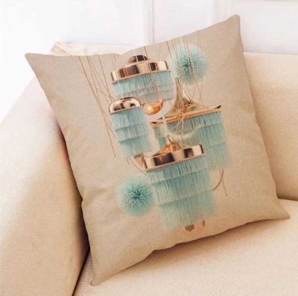 Art Deco Themed Cushion Covers