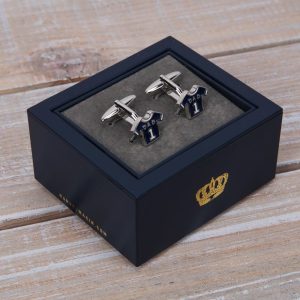 Football Dad Cufflinks - Blue