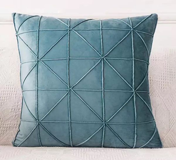 Shades of Blue Velvet Cushion Covers