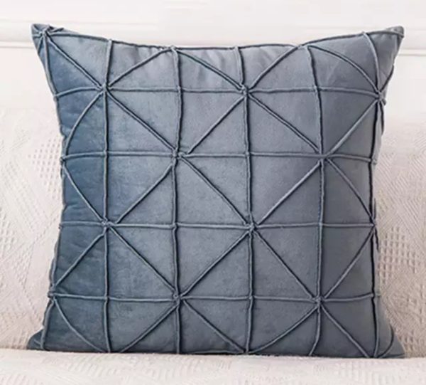 Shades of Blue Velvet Cushion Covers