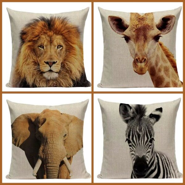 African Wildlife Cushion Covers