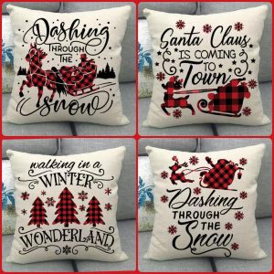 Christmas Song Festive Cushion Covers