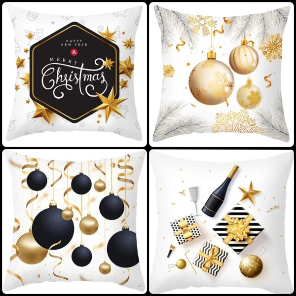 Christmas White Cushion Covers