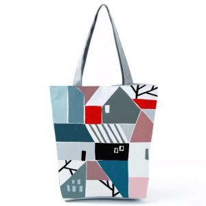 Urban Design Large Canvas Shopping/ Tote Bag