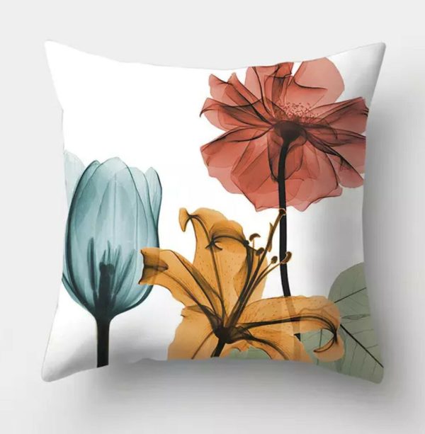 Summer Watercolour Flowers Cushion Covers