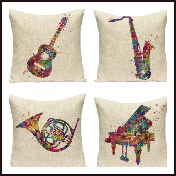 Musical Instrument Cushion Covers