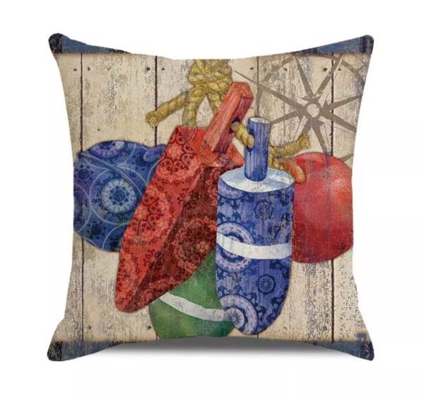 Nautical Anchor & Bouy Colourful Cushion Covers