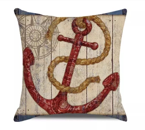 Nautical Anchor & Bouy Colourful Cushion Covers