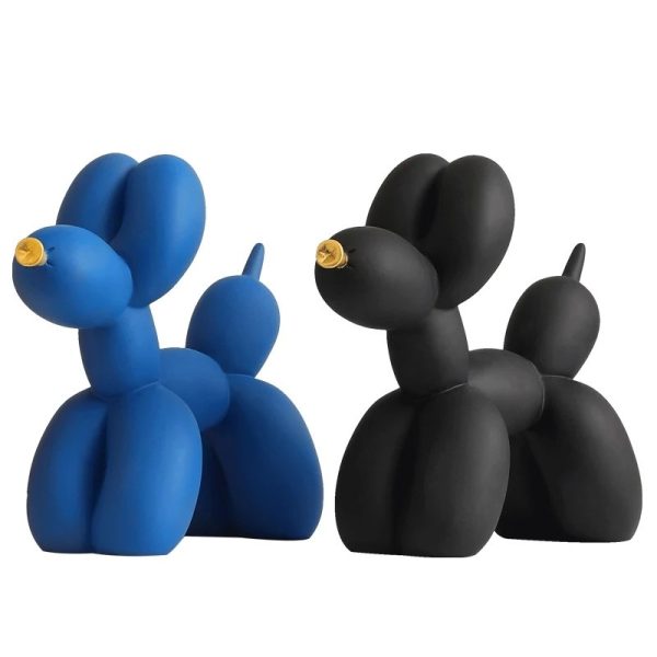 Black and Blue Balloon Dogs