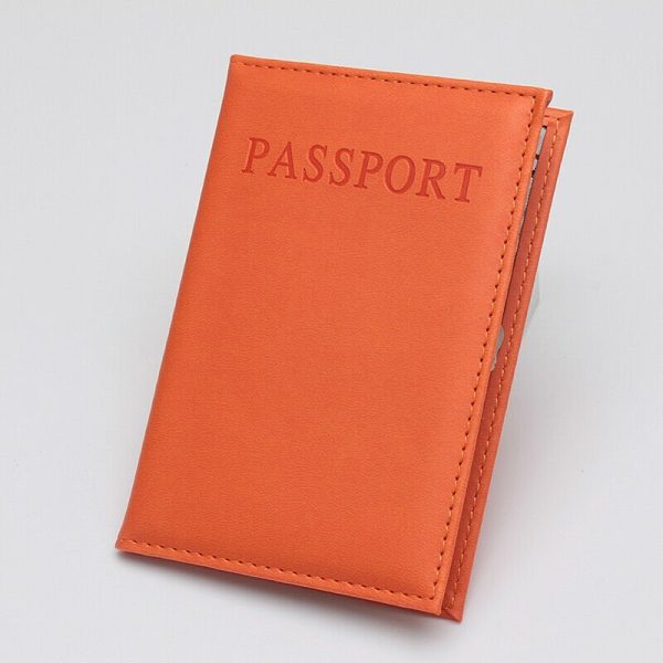 Orange Passport Cover