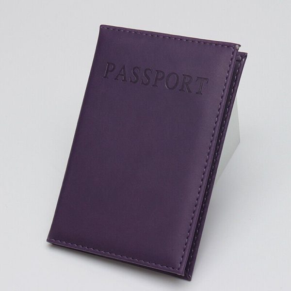 Purple Passport Cover