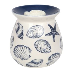 Seashells Wax Warmer/ Oil Burner Gift Set