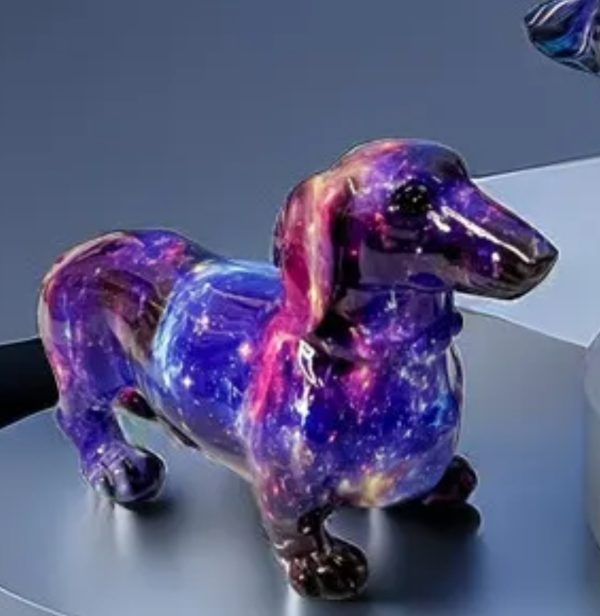 Dachshund Statue - Stardust