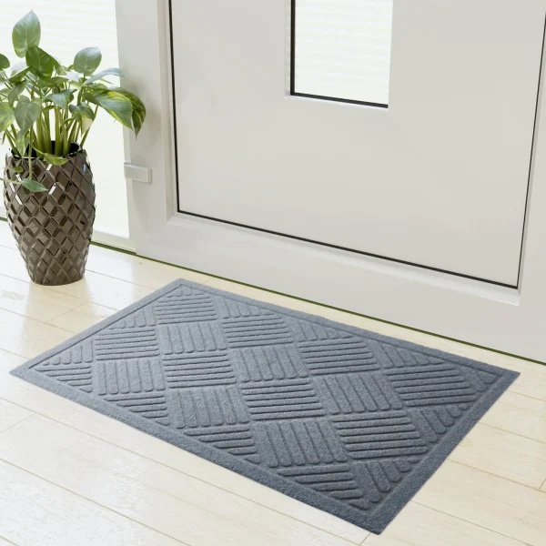 Easy Care Grey Door Mat