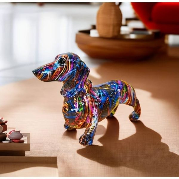 Dachshund Statue - Fireworks