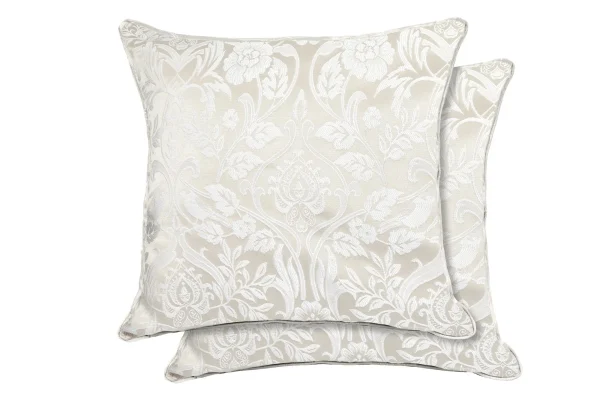 Luxury Jacquard Cushion Covers - Cream