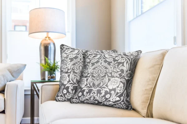 Luxury Jacquard Cushion Covers in Grey