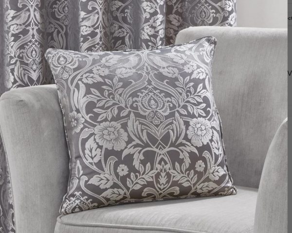 Luxury Jacquard Cushion Covers in Grey