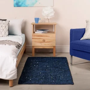 Sparkles Small Navy Blue Rug