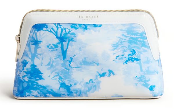 Ted Baker Make Up Bag - Roxxi Blue and White